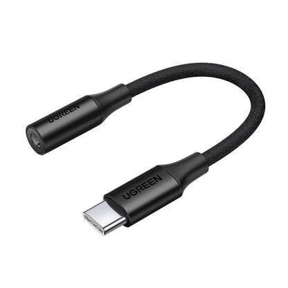 Audioadapter USB-C - 3,5mm UGREEN AV161, Schwarz