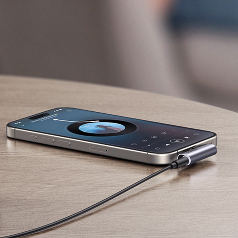 Audioadapter USB-C - 3.5mm UGREEN CM460 (20194) Winkelform, Grau