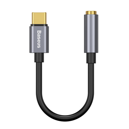 Audio-Adapter 3,5 mm - USB-C Baseus L54, Grau CATL54-0G