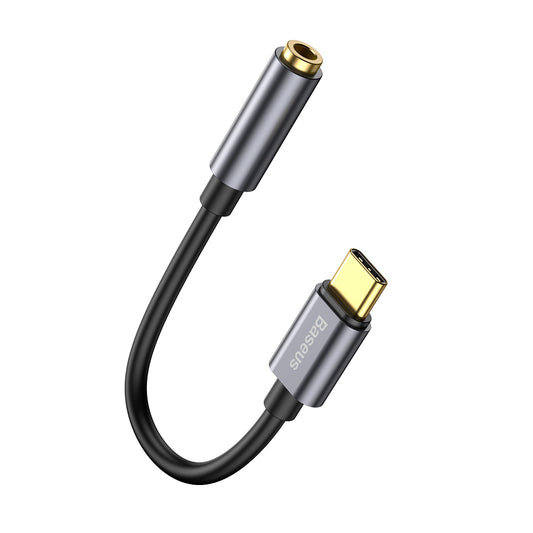 Audio-Adapter 3,5 mm - USB-C Baseus L54, Grau CATL54-0G