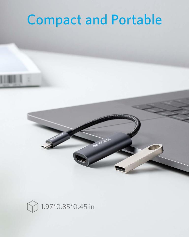 Audio- und Videoadapter USB-C - HDMI Anker 310, Grau A83120A2