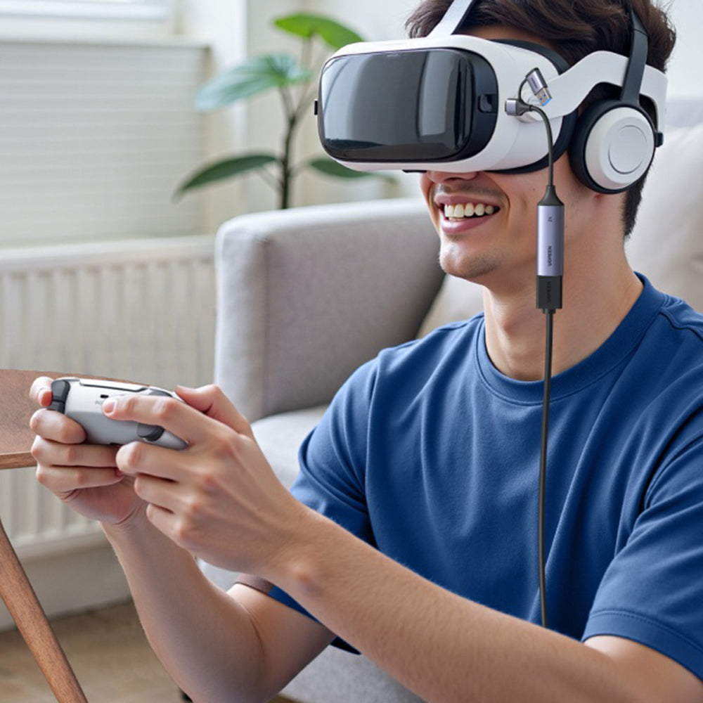 Audio- und Videoadapter USB-A / USB-C - HDMI UGREEN CM629 (15389), Grau