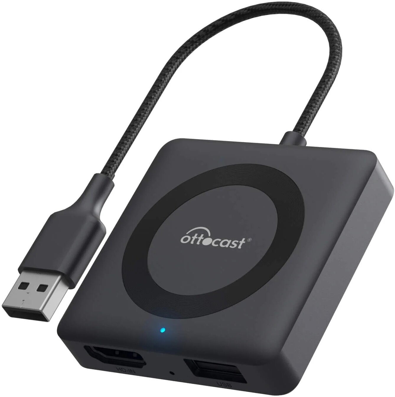 Carplay / Android Auto Wireless Adapter Ottocast Car TV Mate Max für Apple iPhone / Android Series CA361-C4