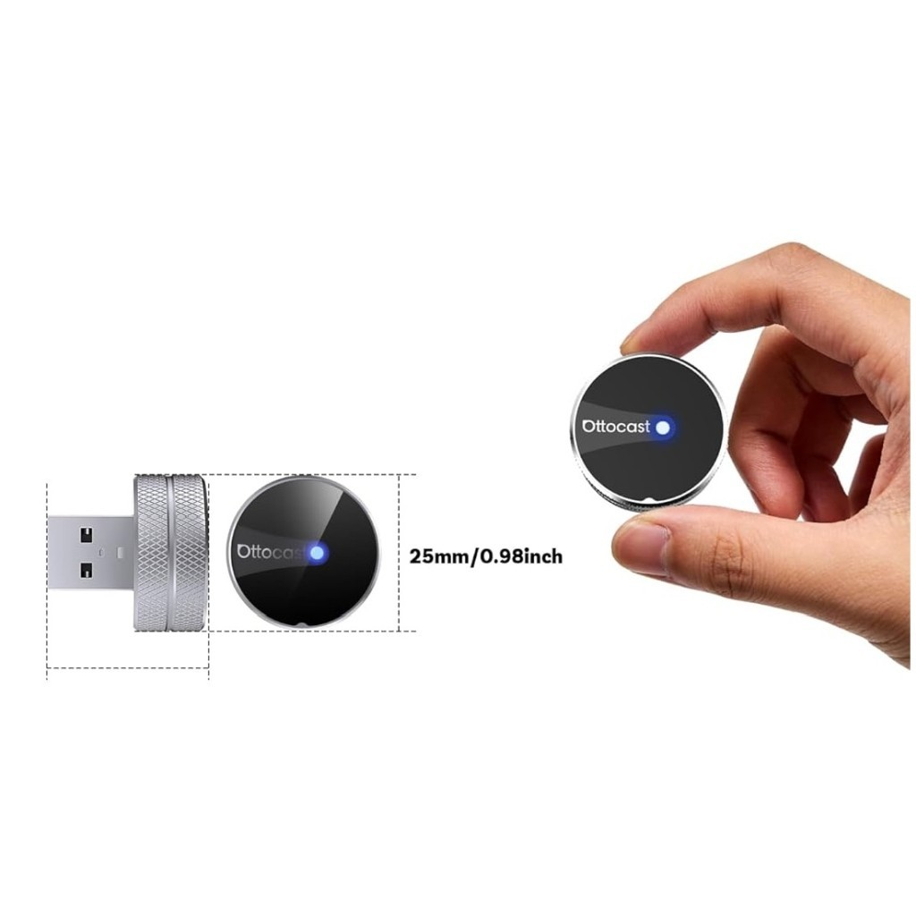 Wireless Carplay / Android Auto Adapter Ottocast Mini Slim Tube für Apple iPhone / Android Serie CP88-T4