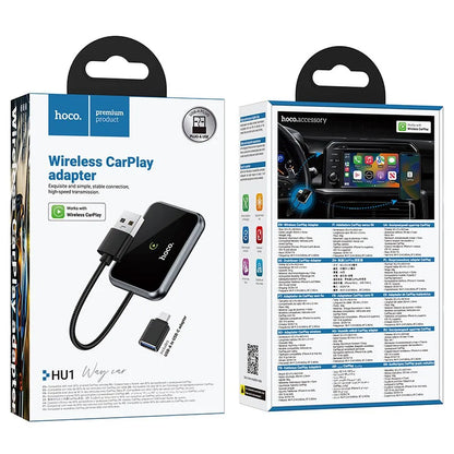 Wireless Carplay Adapter HOCO HU1 für Apple iPhone Serie