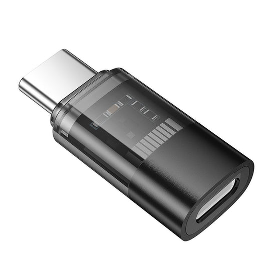 Lightning Data and Charging Adapter - USB-C HOCO UA36D, Black