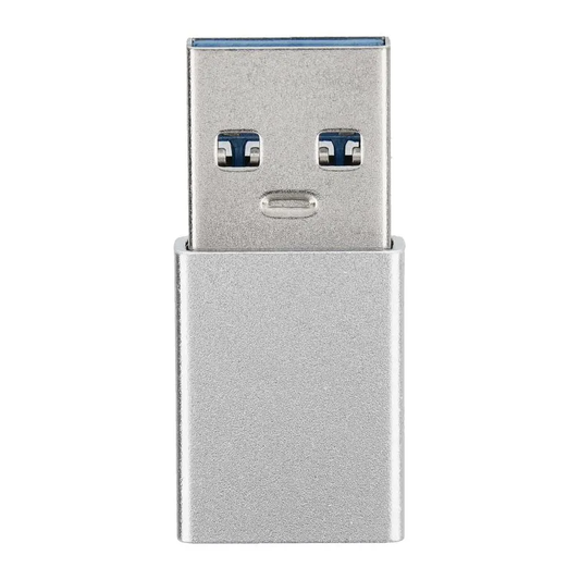 USB-C zu USB-A Daten- und Ladeadapter Blue Star, Weiß