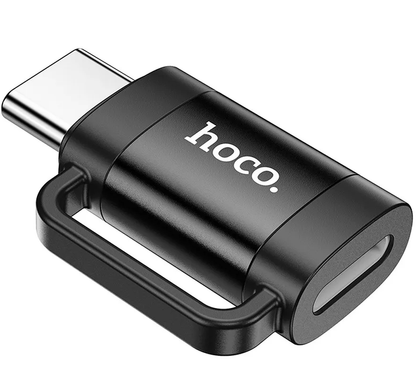 Daten- und Ladeadapter Lightning - USB-C HOCO UA31E, Schwarz