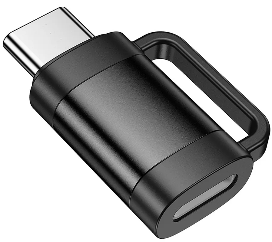 Daten- und Ladeadapter Lightning - USB-C HOCO UA31E, Schwarz