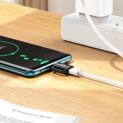 Daten- und Ladeadapter Lightning - USB-C HOCO UA31E, Schwarz