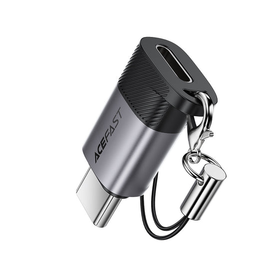 Daten- und Ladeadapter Lightning - USB-C Acefast J19, Grau