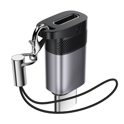 Daten- und Ladeadapter Lightning - USB-C Acefast J19, Grau