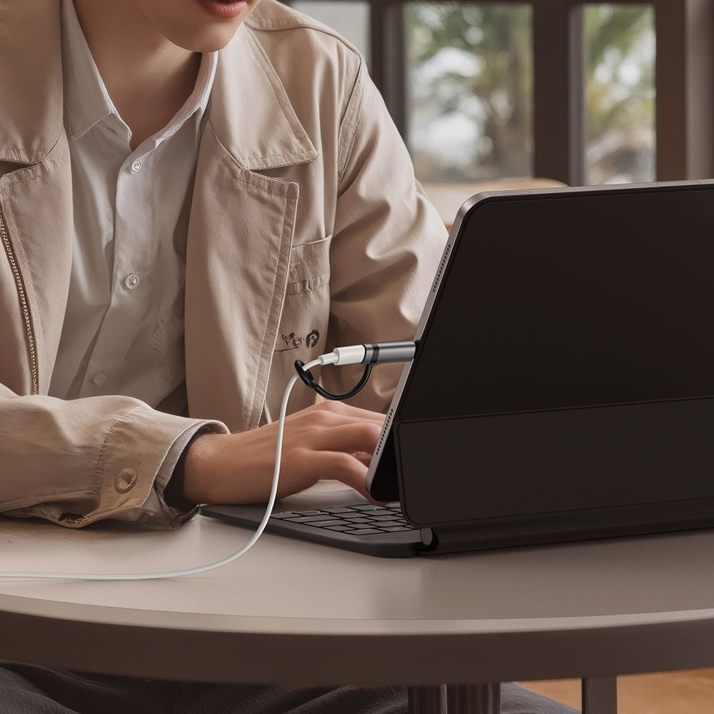 Daten- und Ladeadapter Lightning - USB-C McDodo OT-0180 Pigeon Display, Schwarz