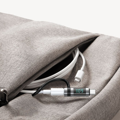 Daten- und Ladeadapter Lightning - USB-C McDodo OT-0180 Pigeon Display, Schwarz