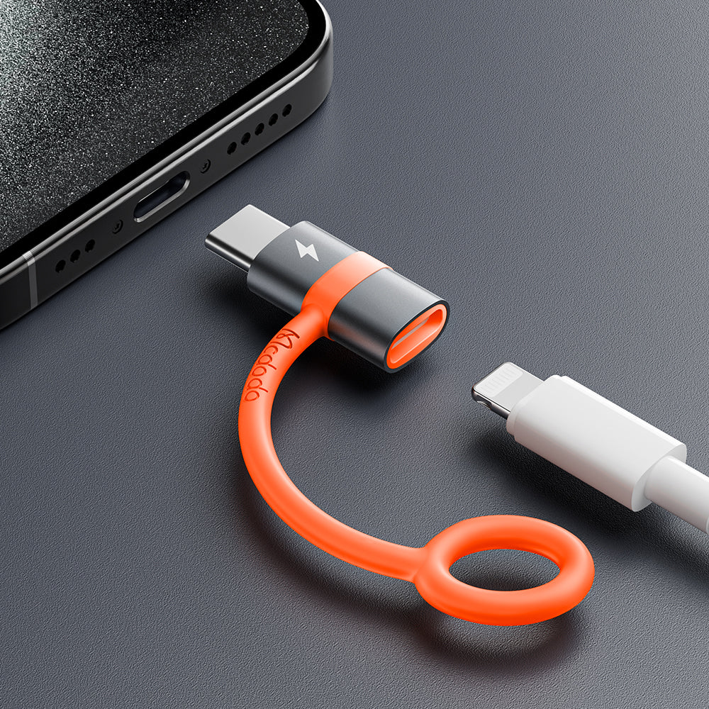 Daten- und Ladeadapter Lightning - USB-C McDodo OT-5530, Grau
