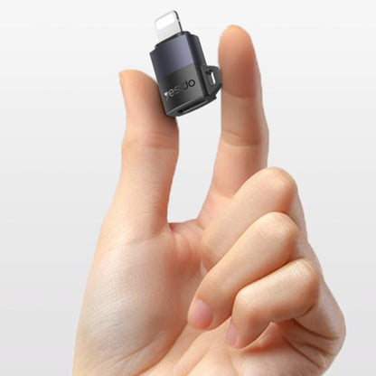 USB-C - Lightning Daten- und Ladeadapter Yesido GS27, Grau