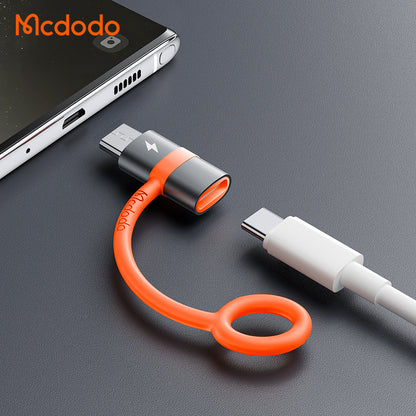 USB-C - microUSB Daten- und Ladeadapter McDodo OT-3820, Grau