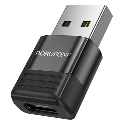 USB-C - USB-A Daten- und Ladeadapter Borofone BV18, Schwarz