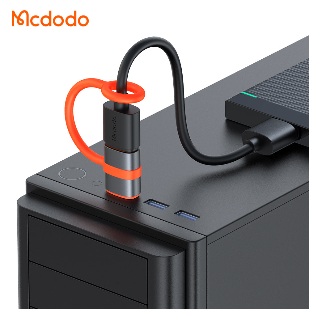 USB-C - USB-A Daten- und Ladeadapter McDodo OT-3800, Grau