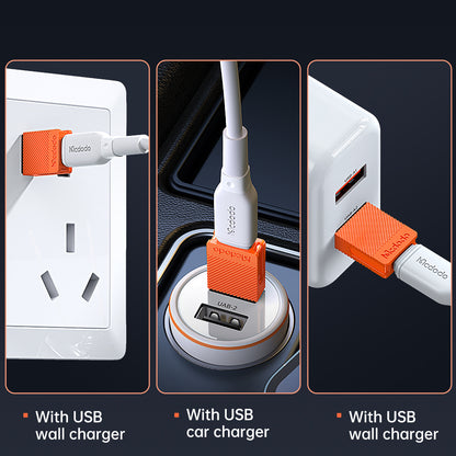 USB-C - USB-A Daten- und Ladeadapter McDodo OT-6550, Orange