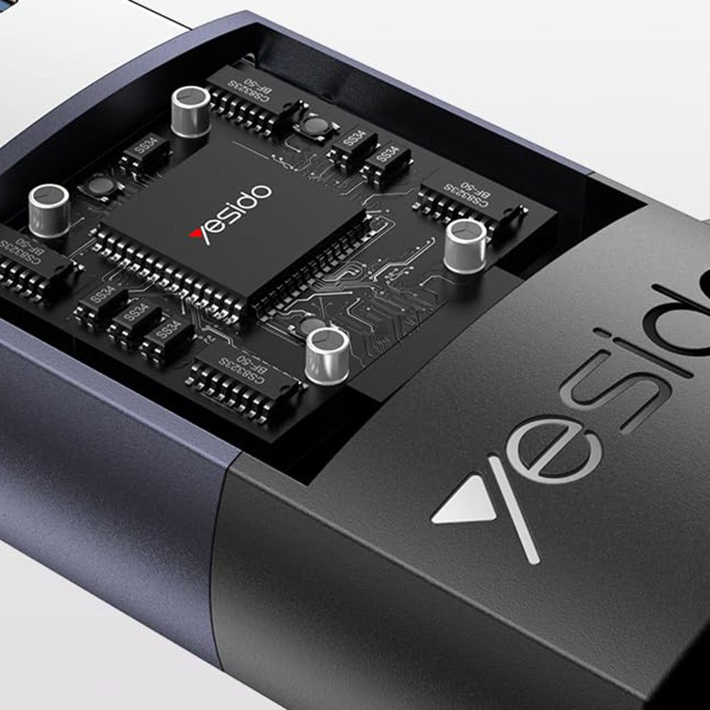 USB-C - USB-A Daten- und Ladeadapter Yesido GS34, Grau