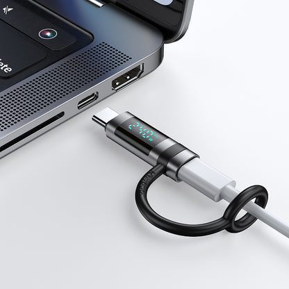 USB-C Data and Charging Adapter - USB-C McDodo OT-2620 Pigeon Display, Black