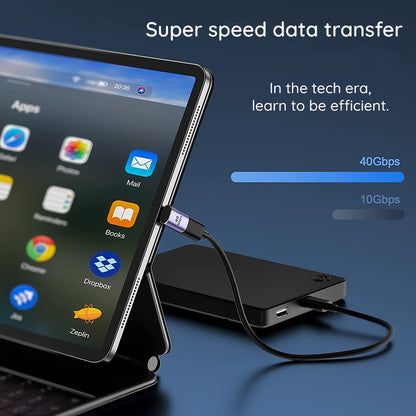 USB-C Daten- und Ladeadapter - USB-C Techsuit A12 TitanCoreX, Grau