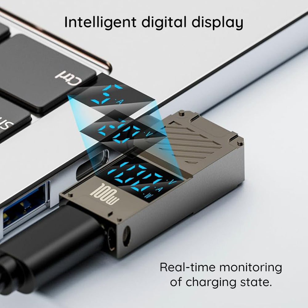 Techsuit LaptopPlugX A22 Ladeadapter, DC - USB-C, Grau