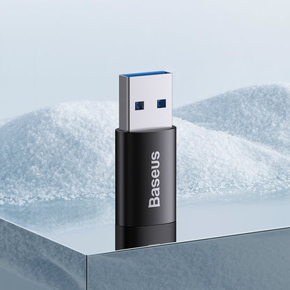 Baseus Ingenuity USB-C - USB-A USB-C Lade- und Datenadapter, Schwarz ZJJJQ00010101 