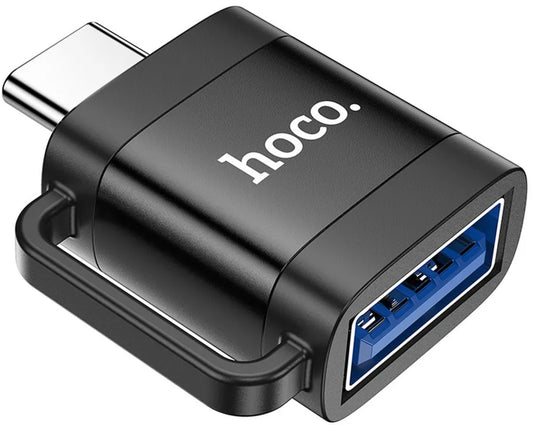 OTG Adapter USB-C - USB-A HOCO UA31C, Schwarz