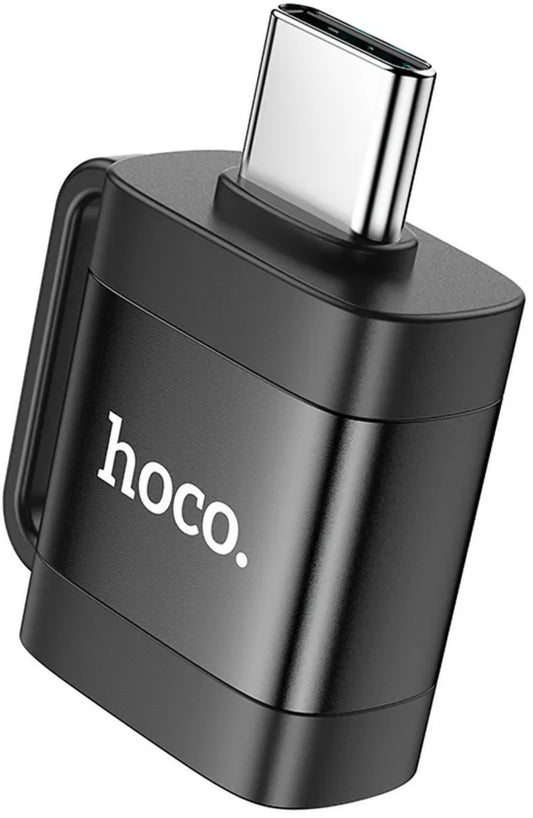 OTG Adapter USB-C - USB-A HOCO UA31C, Schwarz
