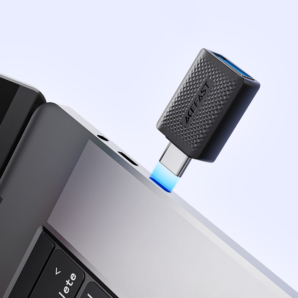 OTG Adapter USB-C - USB-A Acefast J1, Schwarz