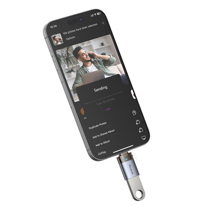 OTG Adapter USB-C - USB-A McDodo OT-7400, Schwarz