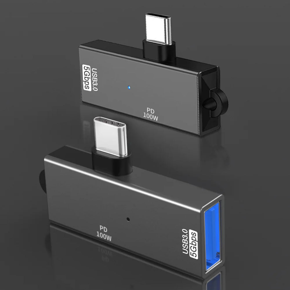 OTG Adapter USB-C - USB-A Techsuit A21, Grau