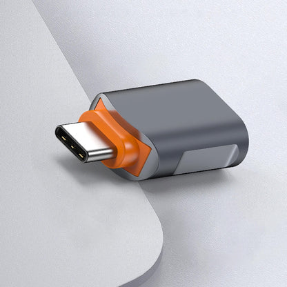 OTG Adapter USB-C - USB-A Techsuit A9 SlateVolt, Grau Orange