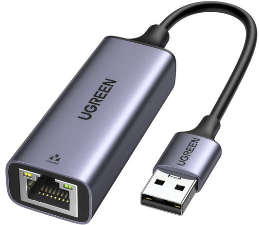 UGREEN CM209 Netzwerkkarte, RJ45, USB, Grau