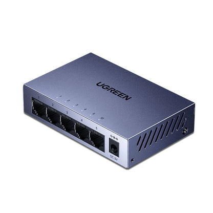 UGREEN CM933 Netzwerkswitch (65956EU), 5 x RJ45, Schwarz