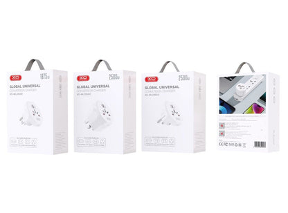 XO Design WL23 Reiseadapter | UK auf EU | Weiß