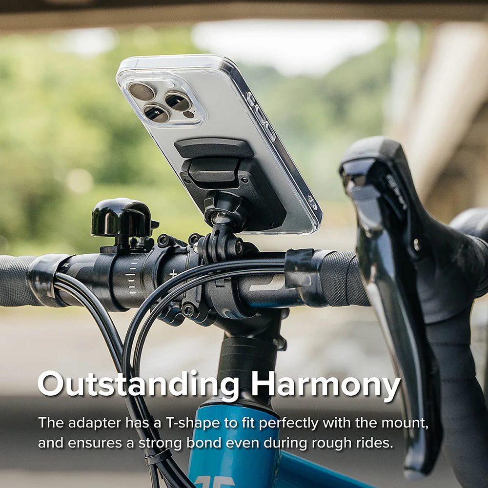 Telefonadapter Ringke Quick & Go für Fahrradhalterung, Set 2 Stück, Schwarz