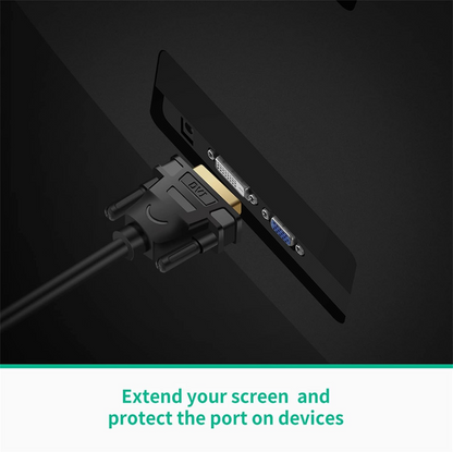 Videoadapter UGREEN 20118, HDMI - DVI, 1080P, Schwarz