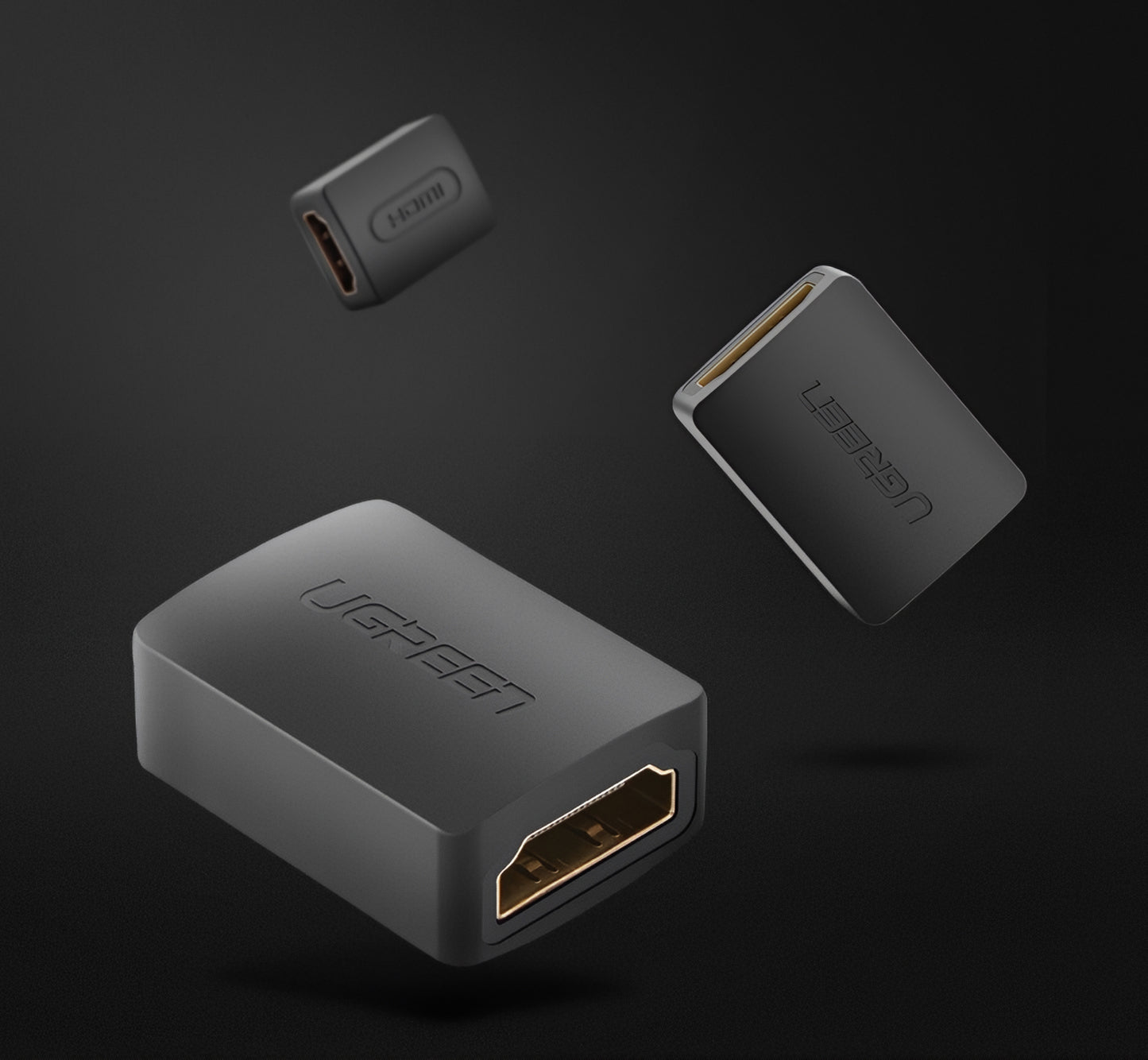 Videoadapter UGREEN HD112, HDMI - HDMI, 4K, Schwarz