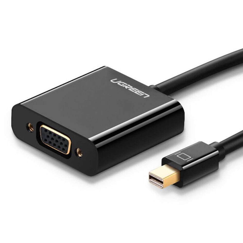 UGREEN Videoadapter, MiniDisplayPort - VGA, 1080P, Schwarz