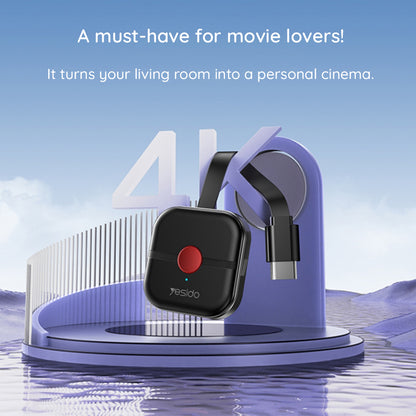 Multimedia Wireless Adapter Yesido TV10, Schwarz