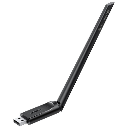 Wireless Adapter UGREEN AX900 (75109), Dualband, Wi-Fi 6, 600Mbps, Schwarz