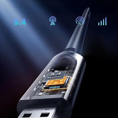 Wireless Adapter UGREEN AX900 (75109), Dualband, Wi-Fi 6, 600Mbps, Schwarz