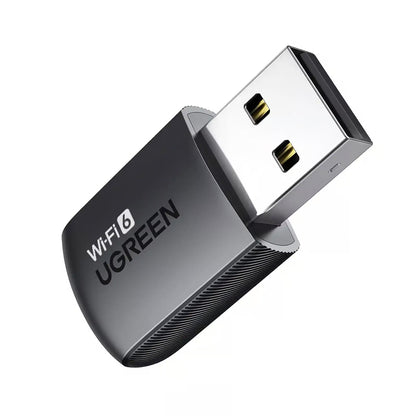 UGREEN CM762 (35264) Wireless-Adapter, Dual Band, Wi-Fi 6, 600Mbps, Schwarz