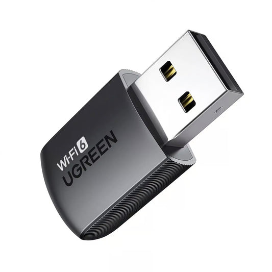 UGREEN CM762 (35264) Wireless-Adapter, Dual Band, Wi-Fi 6, 600Mbps, Schwarz