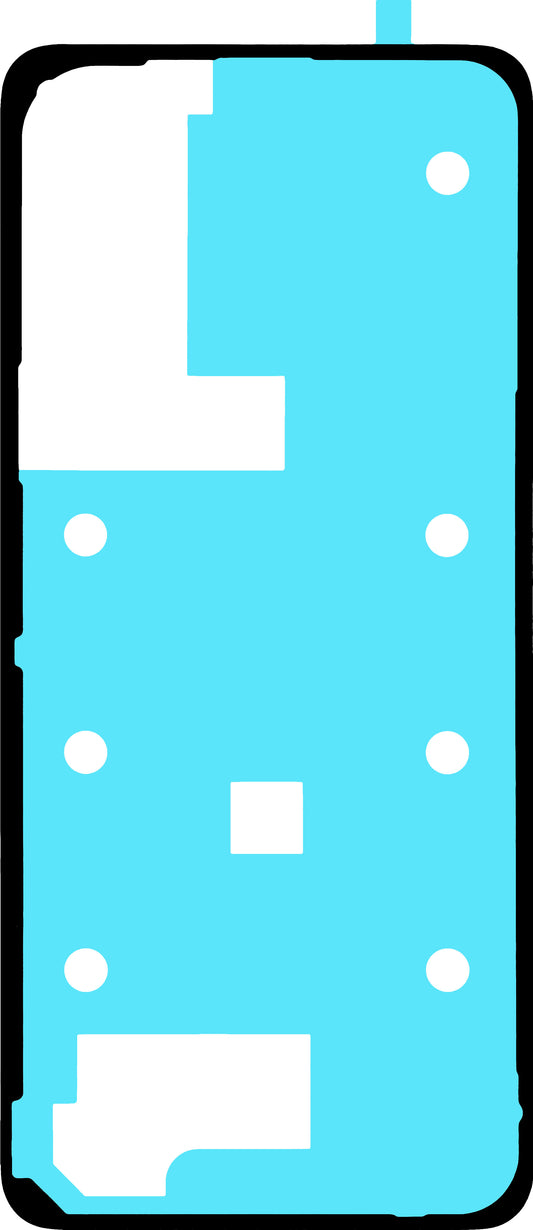 Klebstoff Batterieabdeckung Realme C65, Service Pack 612717000376
