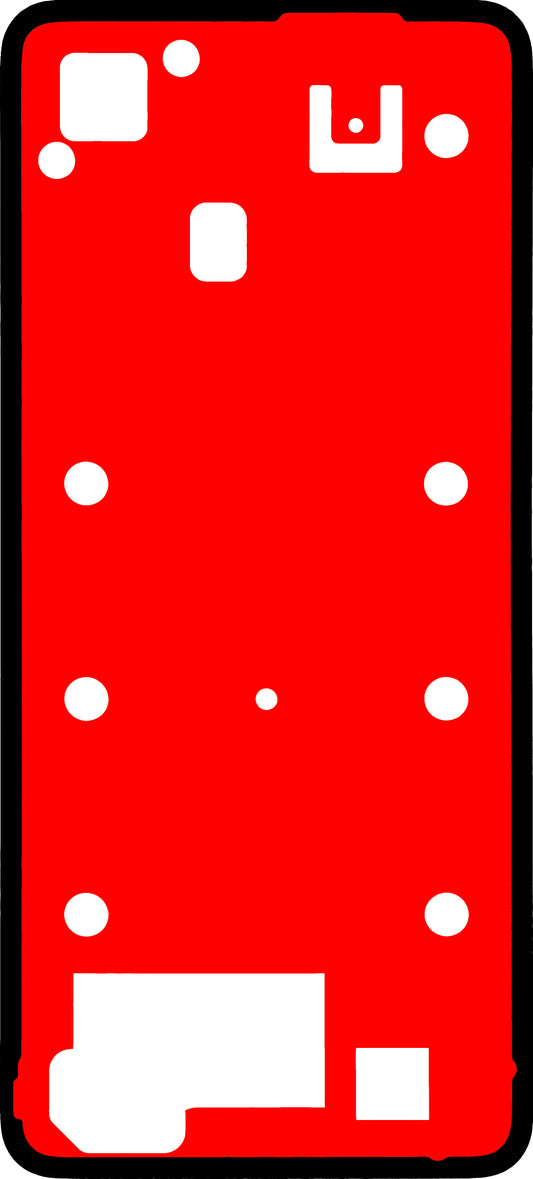 Klebstoff Batterieabdeckung Realme C75 4G, Service Pack 612717000532