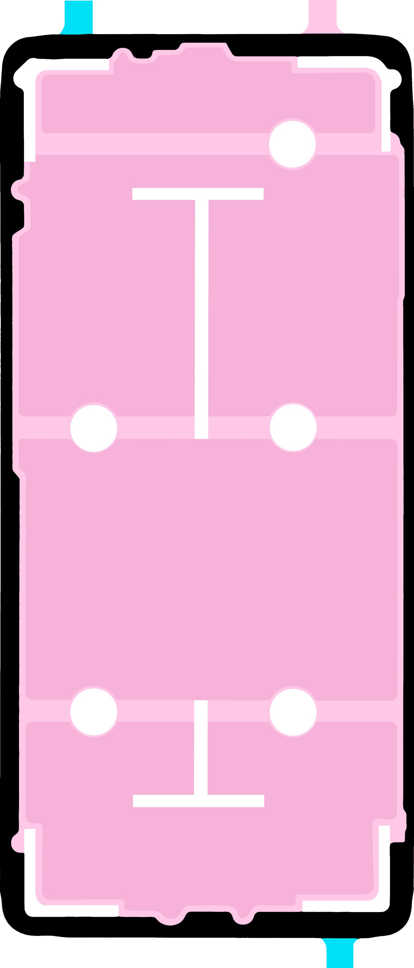 Klebstoff Batterieabdeckung Realme GT 7, Service Pack 612717000517